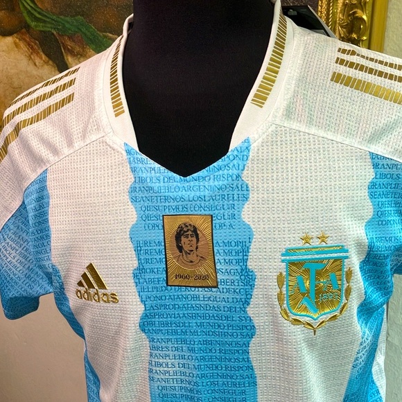 Adidas Argentina Maradona Rare Jersey Homage World Cup NWT🇦🇷⚽️🏆 - Picture 7 of 15